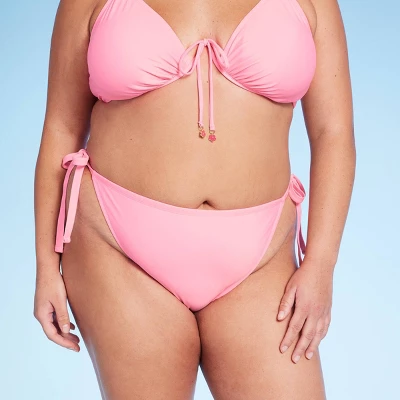 Women's Side-Tie Low-Rise Cheeky High Leg Bikini Bottom - Wild Fable™ 8 Women's Side-Tie Low-Rise Cheeky High Leg Bikini Bottom - Wild Fable™ - Image 6