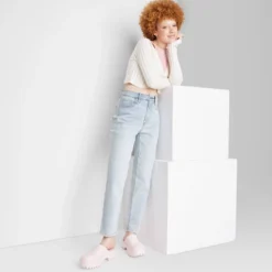 Women's Super-High Rise Tapered Jeans - Wild Fable™ Light Wash 8 Women's Super-High Rise Tapered Jeans - Wild Fable™ Light Wash -Wild Fable Store GUEST 63a213b2 e61f 4e87 8d98 025846d05916