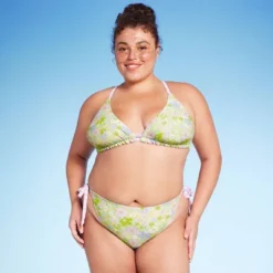 Women's Reversible Side-Tie Extra High Leg Cheeky Bikini Bottom - Wild Fable™ Green Floral Print/Purple Gingham Print 7 Women's Reversible Side-Tie Extra High Leg Cheeky Bikini Bottom - Wild Fable™ Green Floral Print/Purple Gingham Print -Wild Fable Store GUEST 64ddd166 d268 4d37 9a2c 3cfe191dd709