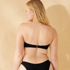 Women's Bandeau Bikini Top With Center Front Metal Flower - Wild Fable™ Black/Gold 8 Women's Bandeau Bikini Top With Center Front Metal Flower - Wild Fable™ Black/Gold -Wild Fable Store GUEST 65121f5f 8e2a 43eb 864f 8f4c7cf3b2c6