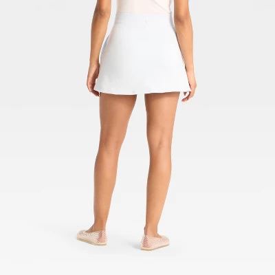 Women's Mid-Rise Interlock Skort - Wild Fable™ 3 Women's Mid-Rise Interlock Skort - Wild Fable™