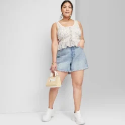 Women's High-Rise Cutoff Midi Jean Shorts - Wild Fable™ 13 Women's High-Rise Cutoff Midi Jean Shorts - Wild Fable™ -Wild Fable Store GUEST 6b130dbf b9d8 451b 9345 89aecdfea6b5