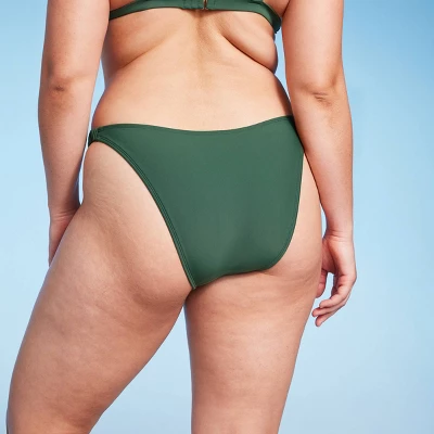 Women's Scrunchie Side Tab Detail Extra High Leg Extra Cheeky Bikini Bottom - Wild Fable™ 6 Women's Scrunchie Side Tab Detail Extra High Leg Extra Cheeky Bikini Bottom - Wild Fable™ - Image 4