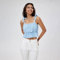 Women's Lace Trim Cropped Cami Top - Wild Fable™ Light Blue 10 Women's Lace Trim Cropped Cami Top - Wild Fable™ Light Blue -Wild Fable Store GUEST 6b7f7166 3b96 4dcf b0a4 81c941c45c93