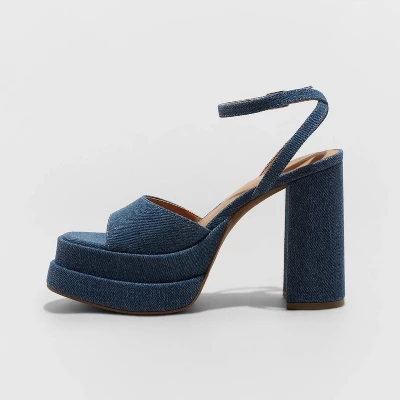Women's Alessia Platform Heels - Wild Fable™ Blue 3 Women's Alessia Platform Heels - Wild Fable™ Blue