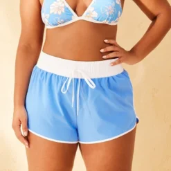 Women's Mid-Rise Drawstring Board Shorts - Wild Fable™ Blue/White 8 Women's Mid-Rise Drawstring Board Shorts - Wild Fable™ Blue/White -Wild Fable Store GUEST 6e64b862 3d9a 4d2c 822f 52242e75f5e7