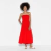 Women's Smocked Tiered Maxi A-Line Dress - Wild Fable™ Red 1 Women's Smocked Tiered Maxi A-Line Dress - Wild Fable™ Red -Wild Fable Store GUEST 70cc0e80 442c 4241 8bea deb337dcd78b