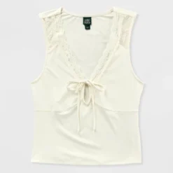 Women's Tie-Front Lace Tank Top - Wild Fable™ -Wild Fable Store GUEST 720e059a 378f 4cf0 8444 d51398d5b8bf