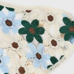 Knitted Flowers Headscarf - Wild Fable™ Ivory/Blue/Brown/Green: Floral Polyester Scarf For Fashion 7 Knitted Flowers Headscarf - Wild Fable™ Ivory/Blue/Brown/Green: Floral Polyester Scarf For Fashion -Wild Fable Store GUEST 728dd10a 45bb 44c4 a0ab caed3ccb1b2d