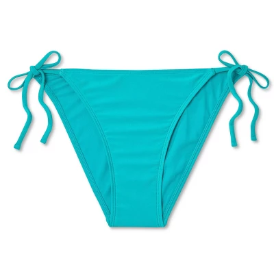 Women's Side-Tie Cheeky Bikini Bottom - Wild Fable™ Green 7 Women's Side-Tie Cheeky Bikini Bottom - Wild Fable™ Green - Image 5