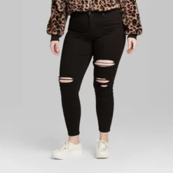 Women's Super-High Rise Distressed Skinny Jeans - Wild Fable™ Black 12 Women's Super-High Rise Distressed Skinny Jeans - Wild Fable™ Black -Wild Fable Store GUEST 77f8b245 1bb9 459f 9165 fe5a71da7757
