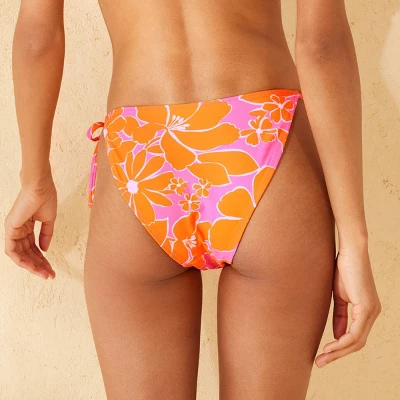 Women's Reversible High-Leg Cheeky Side-Tie Bikini Bottom - Wild Fable™ 3 Women's Reversible High-Leg Cheeky Side-Tie Bikini Bottom - Wild Fable™