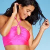 Women's Longline Wrap Halter Bikini Top - Wild Fable™ Pink Shine 1 Women's Longline Wrap Halter Bikini Top - Wild Fable™ Pink Shine -Wild Fable Store GUEST 7c544290 5800 47c9 a773 c9f2ce33baee