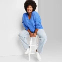 Women's V-Neck Fuzzy Oversized Pullover Sweater - Wild Fable™ 11 Women's V-Neck Fuzzy Oversized Pullover Sweater - Wild Fable™ -Wild Fable Store GUEST 7d9e6a29 6edd 4384 8aa8 f1e6cfe9c399