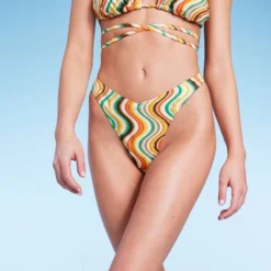 Women's Extra High Leg Ultra Cheeky Bikini Bottom - Wild Fable™ Multi Striped 15 Women's Extra High Leg Ultra Cheeky Bikini Bottom - Wild Fable™ Multi Striped -Wild Fable Store GUEST 7e22eda3 5e17 499c a08d d549cff1ca65