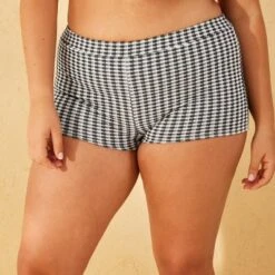 Women's Sparkle Gingham Texture High-Rise Shortie Swim Bottom - Wild Fable™ 8 Women's Sparkle Gingham Texture High-Rise Shortie Swim Bottom - Wild Fable™ -Wild Fable Store GUEST 84484e22 f98b 478f bdab 2d121031e407