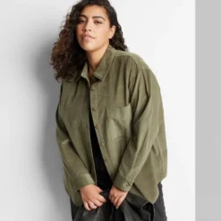 Women's Oversized Button-Down Corduroy Shirt - Wild Fable™ 9 Women's Oversized Button-Down Corduroy Shirt - Wild Fable™ -Wild Fable Store GUEST 85027a55 d5f0 42fe b97b 686947b1bd92