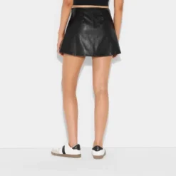 Women's High-Rise Faux Leather A-Line Skort - Wild Fable™ 5 Women's High-Rise Faux Leather A-Line Skort - Wild Fable™ -Wild Fable Store GUEST 86f8f2e2 8048 46cd 9880 76fa3de2e66b