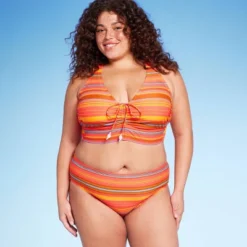 Women's Mid-Rise Full Coverage Hipster Bikini Bottom - Wild Fable™ Red Striped 6 Women's Mid-Rise Full Coverage Hipster Bikini Bottom - Wild Fable™ Red Striped -Wild Fable Store GUEST 88bc7a13 ab7a 4030 82b6 417b2de06282