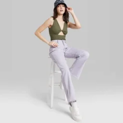 Women's Twist-Front Cut Out Tank Bodysuit - Wild Fable™ -Wild Fable Store GUEST 8995ff1f e9d2 448a b70b 7f68acfd111f