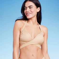 Women's Longline Wrap Front Bralette Bikini Top - Wild Fable™ Gold 10 Women's Longline Wrap Front Bralette Bikini Top - Wild Fable™ Gold -Wild Fable Store GUEST 8c1d1f93 cee9 4fa6 9841 cc9c8fc1ab09