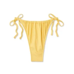 Women's Side-Tie Ultra High Leg Adjustable Coverage Bikini Bottom - Wild Fable™ Yellow 18 Women's Side-Tie Ultra High Leg Adjustable Coverage Bikini Bottom - Wild Fable™ Yellow -Wild Fable Store GUEST 8c401498 d6f2 427e adbc 0d03a3cb1886