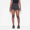 Women's Curvy Mid-Rise Cut-Off Denim Shorts - Wild Fable™ Black -Wild Fable Store GUEST 8ed7e31c 5092 4f21 bed6 65709cdc2427