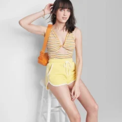 Women's Twist-Front Cut Out Tank Bodysuit - Wild Fable™ -Wild Fable Store GUEST 8fb10121 ae78 40a2 87f2 f0236eae6121