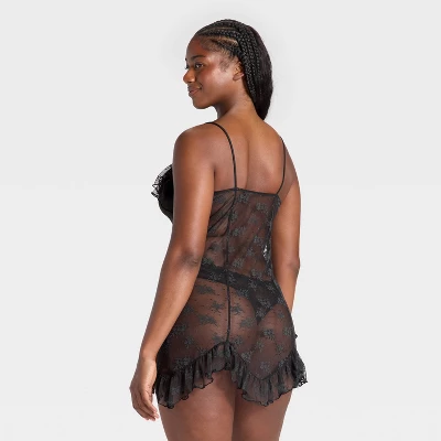 Women's Ruffle Lace Slip Dress - Wild Fable™ 6 Women's Ruffle Lace Slip Dress - Wild Fable™ - Image 4