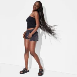 Women's Curvy Mid-Rise Cut-Off Denim Shorts - Wild Fable™ Black 8 Women's Curvy Mid-Rise Cut-Off Denim Shorts - Wild Fable™ Black -Wild Fable Store GUEST 931fb32c 87d5 459a 8f8d 60ea35460ddc