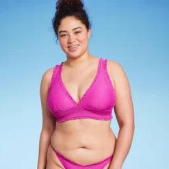 Women's Smocked Detail Longline Bikini Top - Wild Fable™ Purple 12 Women's Smocked Detail Longline Bikini Top - Wild Fable™ Purple -Wild Fable Store GUEST 93f35464 1f9d 4868 9c78 ae954c5ab1c6