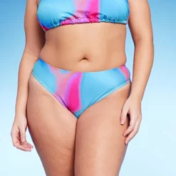 Women's High Leg Cheeky Bikini Bottom - Wild Fable™ Blue Marble Print 17 Women's High Leg Cheeky Bikini Bottom - Wild Fable™ Blue Marble Print -Wild Fable Store GUEST 94bfd734 9c12 4ec6 89cd 8c39fe054e98