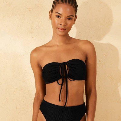 Women's Pucker Textured Multiway Triangle Bikini Top - Wild Fable™ 5 Women's Pucker Textured Multiway Triangle Bikini Top - Wild Fable™ - Image 3