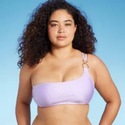 Women's Ring Detail One Shoulder Bralette Bikini Top - Wild Fable™ Shiny Light Purple 11 Women's Ring Detail One Shoulder Bralette Bikini Top - Wild Fable™ Shiny Light Purple -Wild Fable Store GUEST 9966bc5d 89fd 4283 b001 66428430cdb3