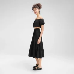 Women's Off-Shoulder Crop Blouse - Wild Fable™ -Wild Fable Store GUEST 9dcf1e66 101f 488d 83f0 3831f786c578