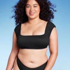 Women's Cap Sleeve Smocked Bralette Bikini Top - Wild Fable™ 11 Women's Cap Sleeve Smocked Bralette Bikini Top - Wild Fable™ -Wild Fable Store GUEST a143359d 31a7 4be1 b11f af4e9a1b274a