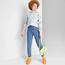 Women's Super-High Rise Curvy Tapered Jeans - Wild Fable™ Medium Wash -Wild Fable Store GUEST a438a7e3 1141 433f a376 1b45f338e0ea