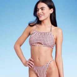 Women's Cut Out High Neck Bikini Top - Wild Fable™ Multi Check Print 16 Women's Cut Out High Neck Bikini Top - Wild Fable™ Multi Check Print -Wild Fable Store GUEST a69dca72 250c 458a b6cd 222df6076fc8
