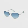 Women's Rimless Metal Heart Novelty Sunglasses - Wild Fable™ Blue 1 Women's Rimless Metal Heart Novelty Sunglasses - Wild Fable™ Blue -Wild Fable Store GUEST a7a1cf62 6b52 4fc0 96e7 024690b6d65a