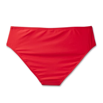 Women's Medium Coverage Bikini Bottom - Wild Fable™ Red 6 Women's Medium Coverage Bikini Bottom - Wild Fable™ Red - Image 4