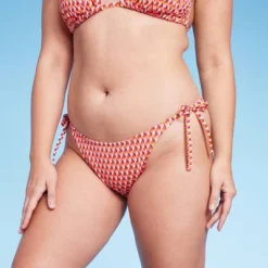 Women's Ribbed Side-Tie Scoop Front High Leg Extra Cheeky Bikini Bottom - Wild Fable™ Geo Print 11 Women's Ribbed Side-Tie Scoop Front High Leg Extra Cheeky Bikini Bottom - Wild Fable™ Geo Print -Wild Fable Store GUEST ad70b134 b71b 481b a021 9ed5028a2a3d