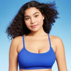 Women's Smocked Bralette Bikini Top - Wild Fable™ -Wild Fable Store GUEST ae8a1606 3d94 4cdb 92d7 e4dcf5a6530d