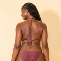 Women's Sparkle Midi Triangle Bikini Top - Wild Fable™ Burnt Burgundy -Wild Fable Store GUEST b2601d4d 62fd 4ab0 b927 02c489bf0342