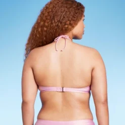 Women's Cinch-Front Halter Bandeau Bikini Top - Wild Fable™ Shiny Pink 13 Women's Cinch-Front Halter Bandeau Bikini Top - Wild Fable™ Shiny Pink -Wild Fable Store GUEST b361a282 7b28 40ec 8e31 dd33dabaa508