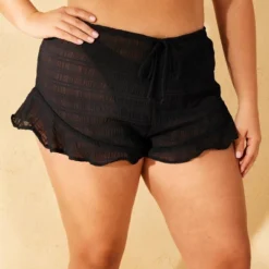 Women's Textured Chiffon Ruffle Hem Cover Up Shorts - Wild Fable™ 8 Women's Textured Chiffon Ruffle Hem Cover Up Shorts - Wild Fable™ -Wild Fable Store GUEST b5e10dda 44af 4651 b6c1 1e1dd2c485cf