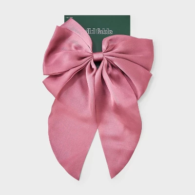 Triple Bow Hair Barrette - Wild Fable™ Burgundy 3 Triple Bow Hair Barrette - Wild Fable™ Burgundy