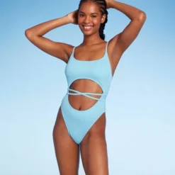 Women's Wrap Cut Out Extra Cheeky One Piece Swimsuit - Wild Fable™ -Wild Fable Store GUEST b99f6827 a2e1 4bb4 8473 893c28415859