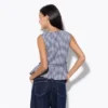 Women's Tie-Front Ruffle Vest - Wild Fable™ Navy Blue Gingham -Wild Fable Store GUEST c02b13e6 10d0 4426 9035 570a5e30989a