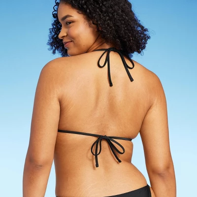 Women's Thin Strap Triangle Bikini Top - Wild Fable™ 6 Women's Thin Strap Triangle Bikini Top - Wild Fable™ - Image 4