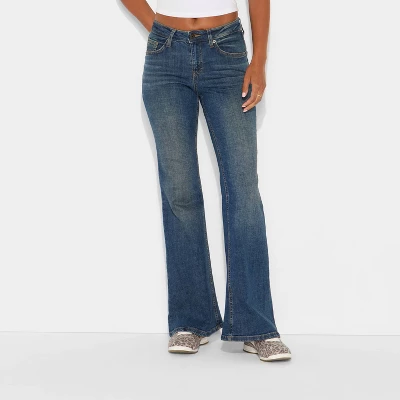 Women's Mid-Rise Flare Jeans - Wild Fable™ 3 Women's Mid-Rise Flare Jeans - Wild Fable™